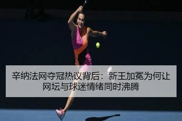 辛纳法网夺冠热议背后：新王加冕为何让网坛与球迷情绪同时沸腾